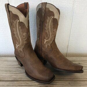 Idyllwind Lawless Womens Tan Leather Cowboy Western Boots 11 B BIWSP21P1